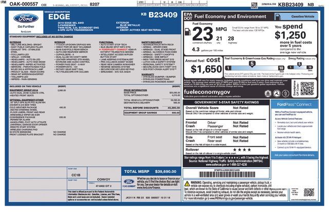 2019 FORD Edge