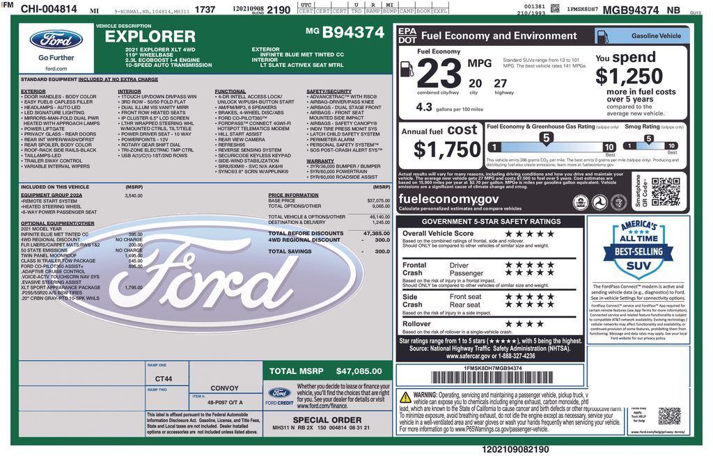 2021 FORD Explorer