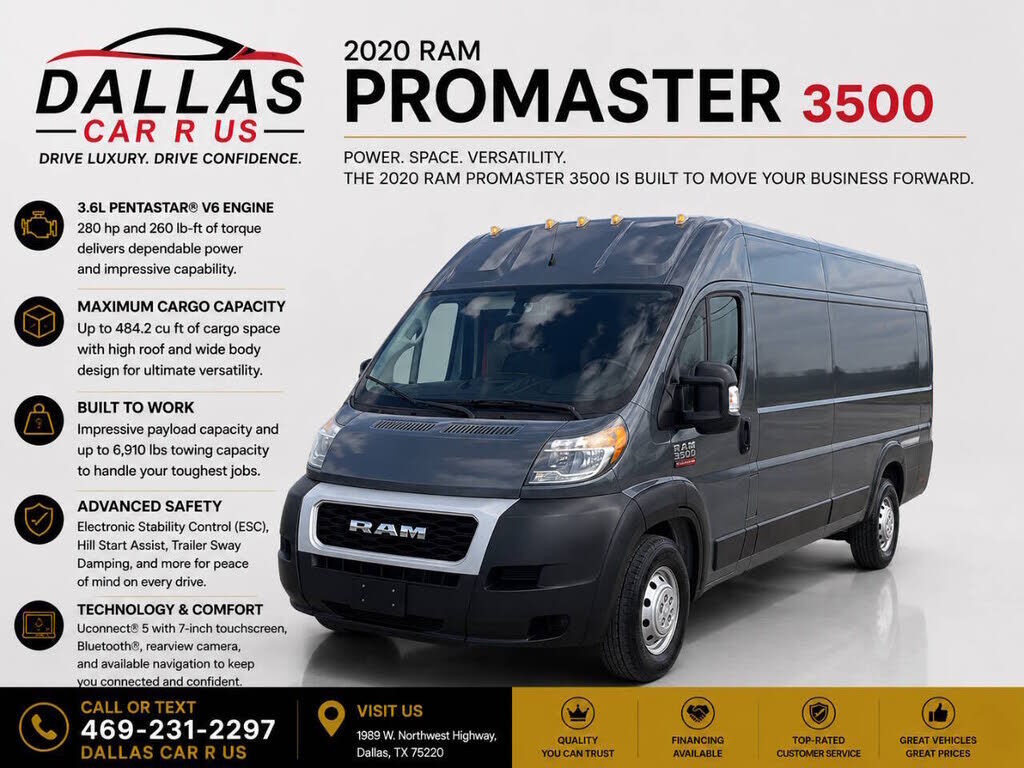 2020 RAM Promaster 3500