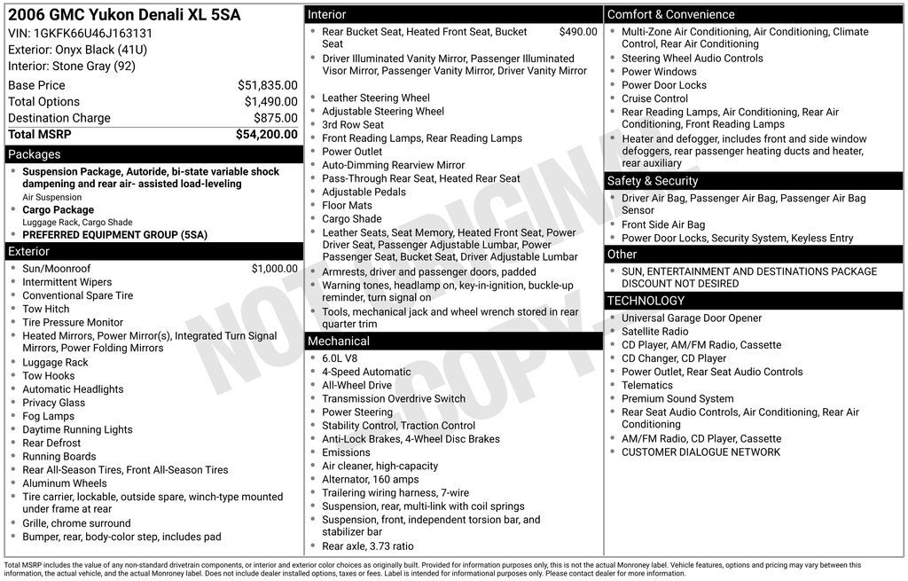 2006 GMC Yukon XL