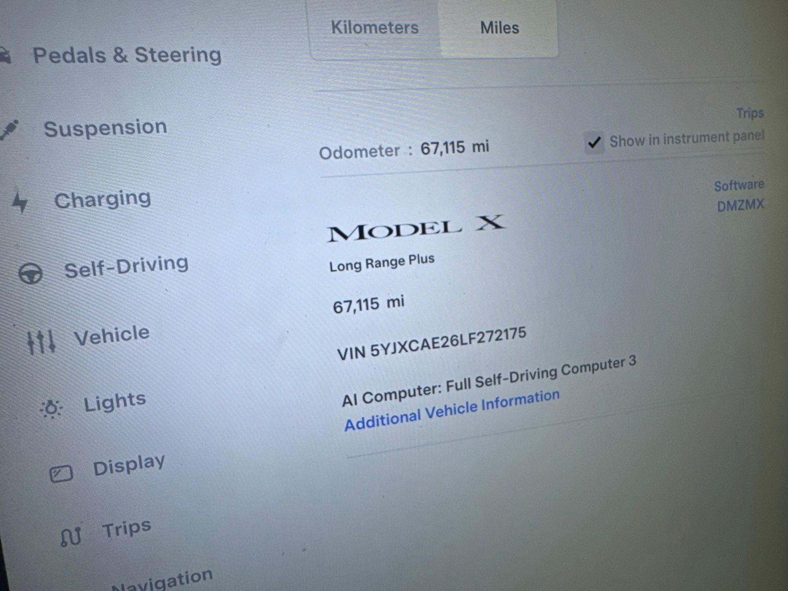 2020 TESLA Model X