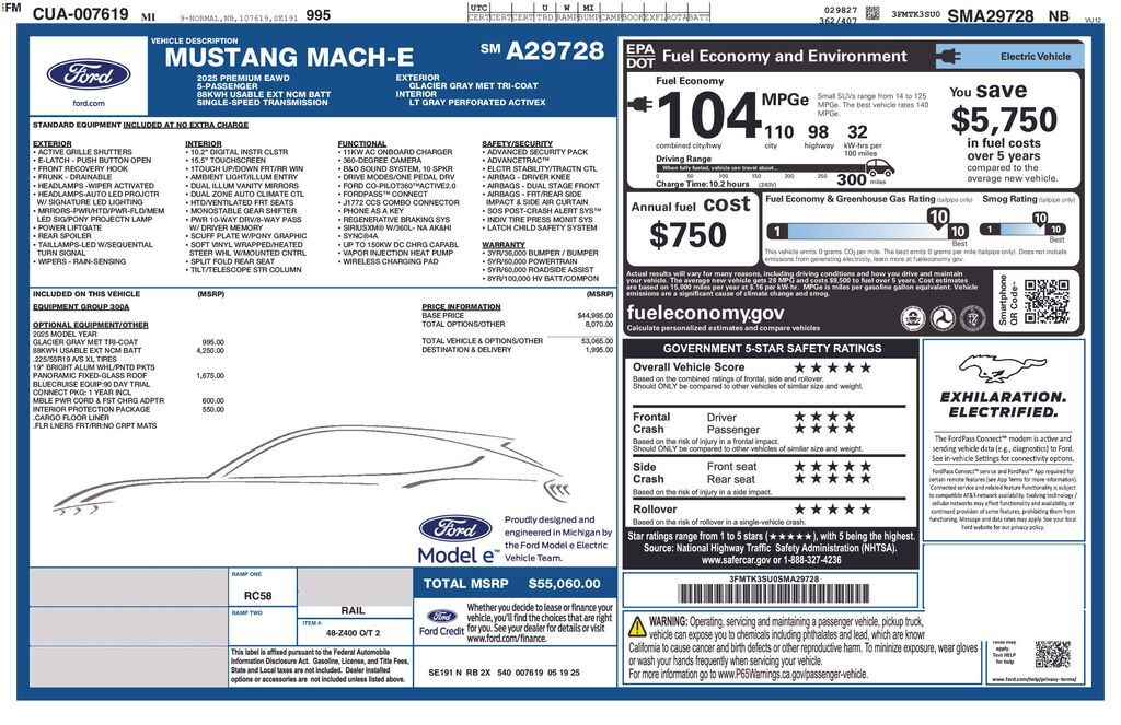 2025 FORD Mustang