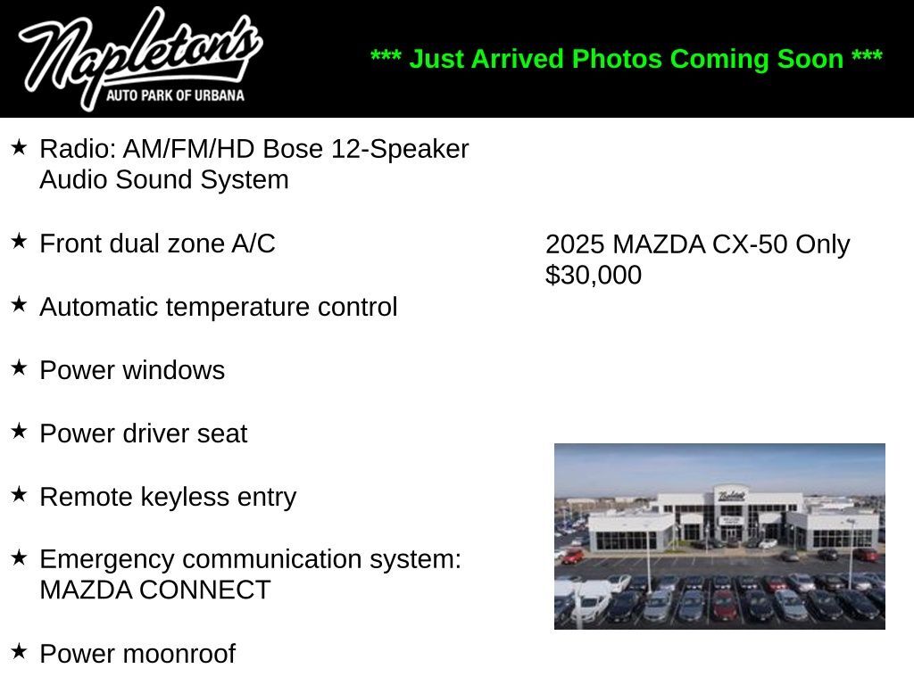 2025 MAZDA CX-50