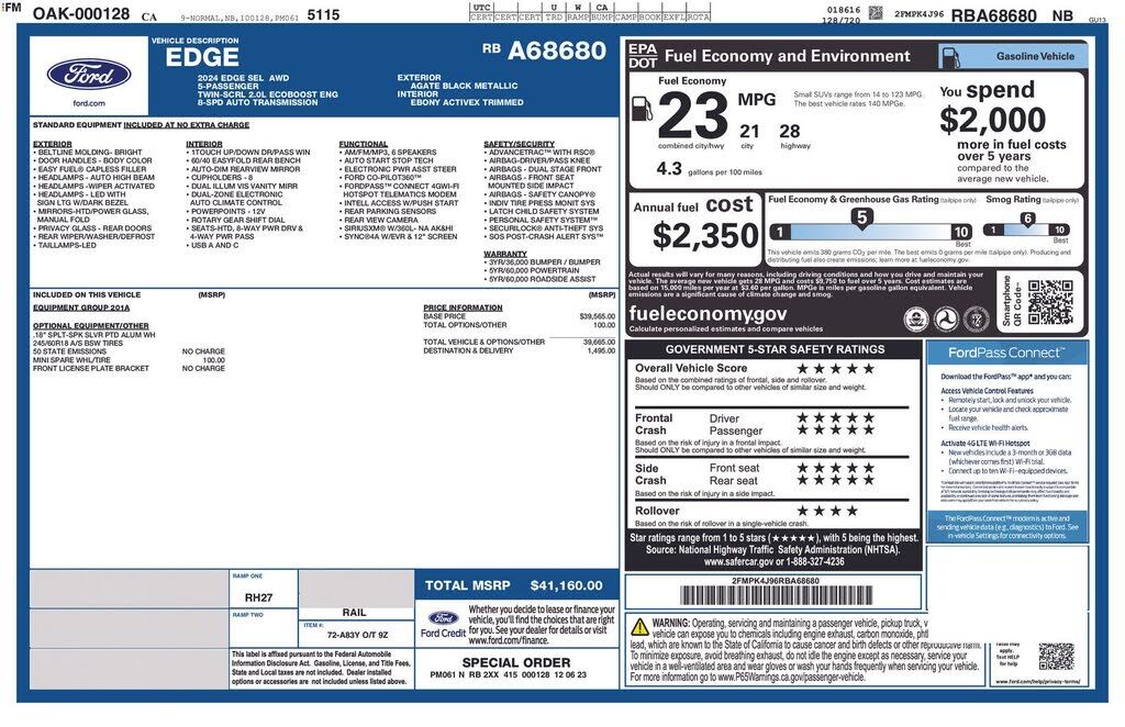 2024 FORD Edge