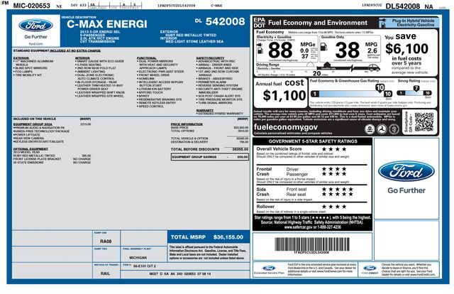 2013 FORD C-max