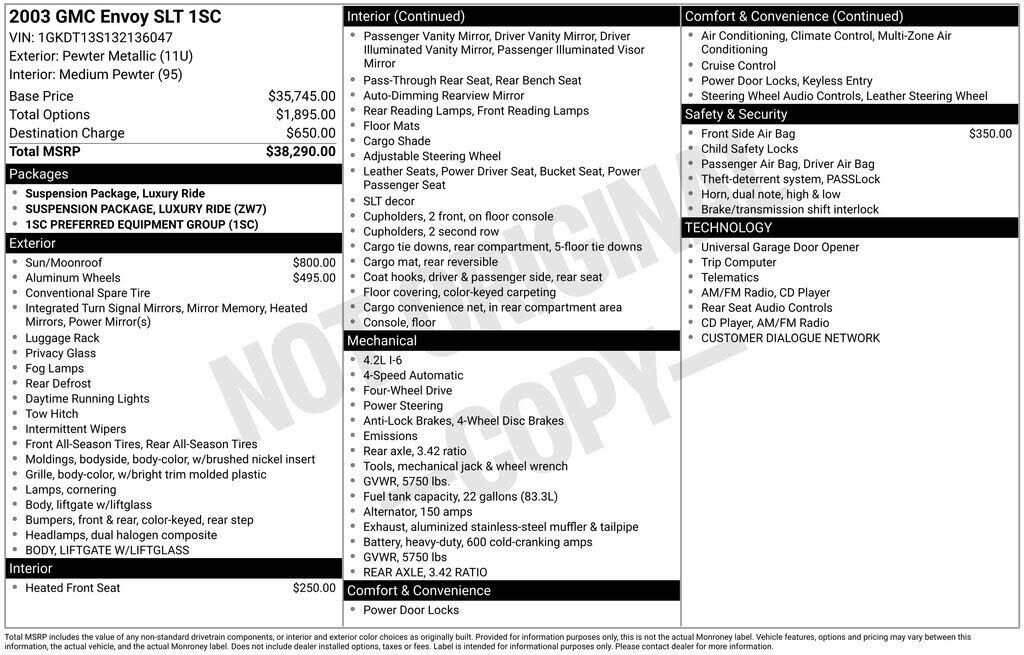 2003 GMC Envoy