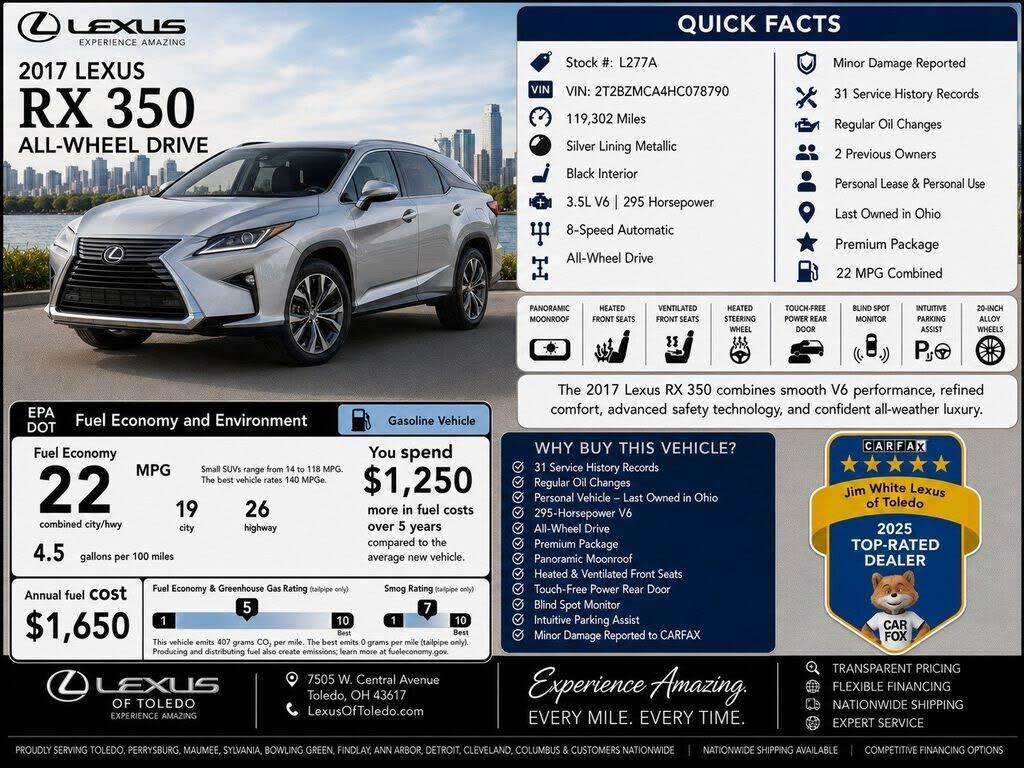 2017 LEXUS RX