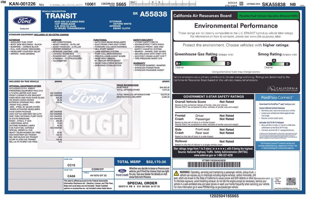 2025 FORD Transit