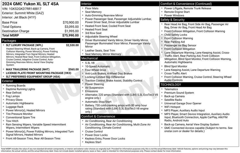 2024 GMC Yukon XL