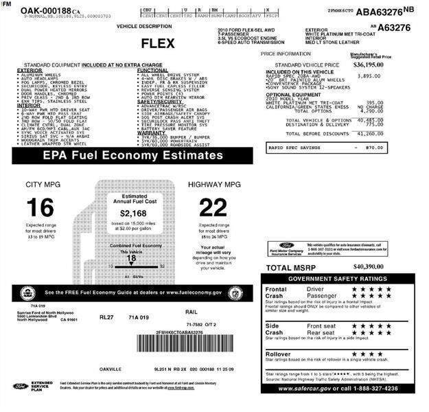 2010 FORD Flex