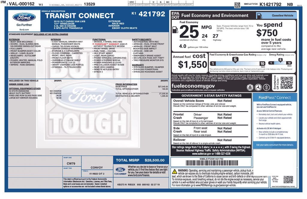 2019 FORD Transit