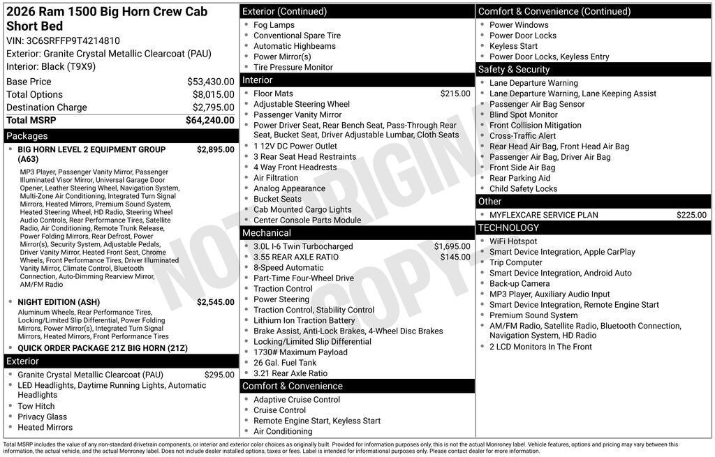2026 RAM 1500
