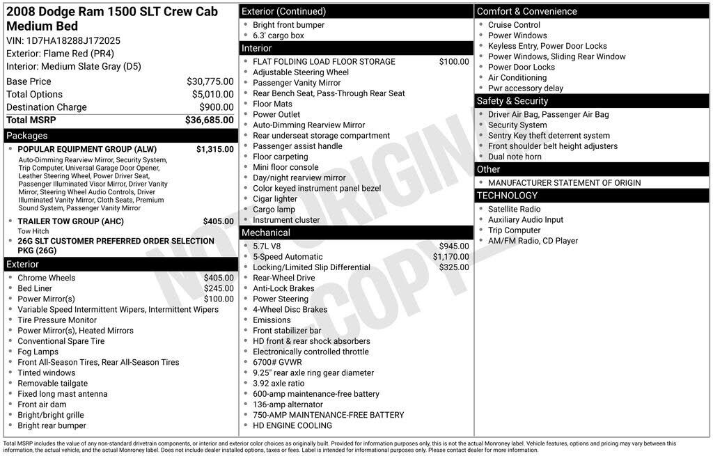 2008 DODGE Ram