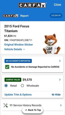 2015 FORD Focus