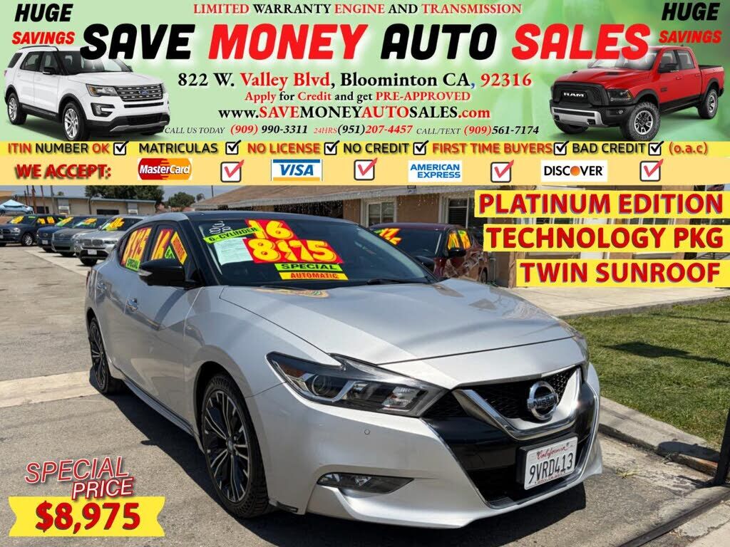 2016 NISSAN Maxima