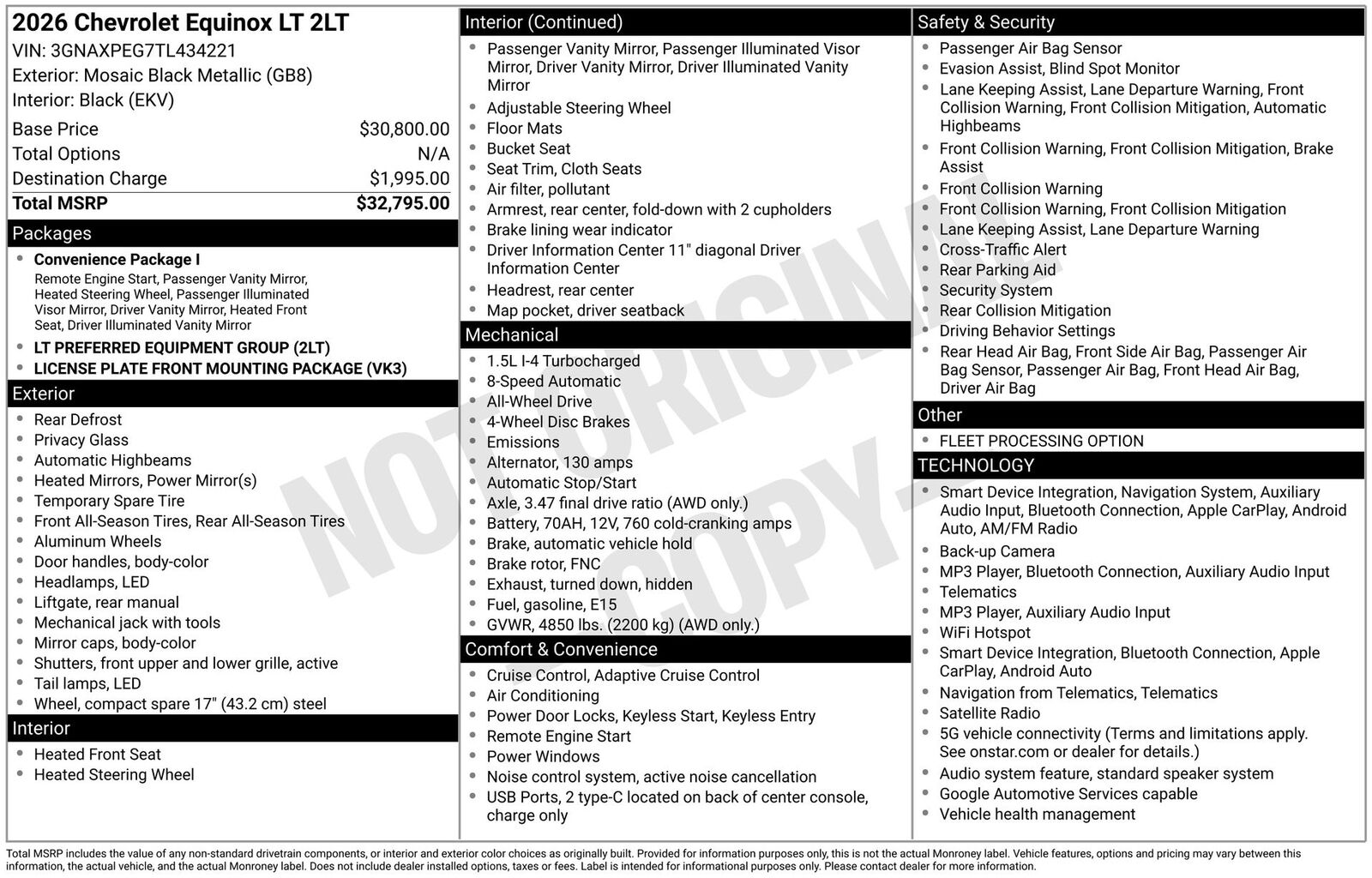 2026 CHEVROLET Equinox