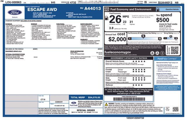 2025 FORD Escape