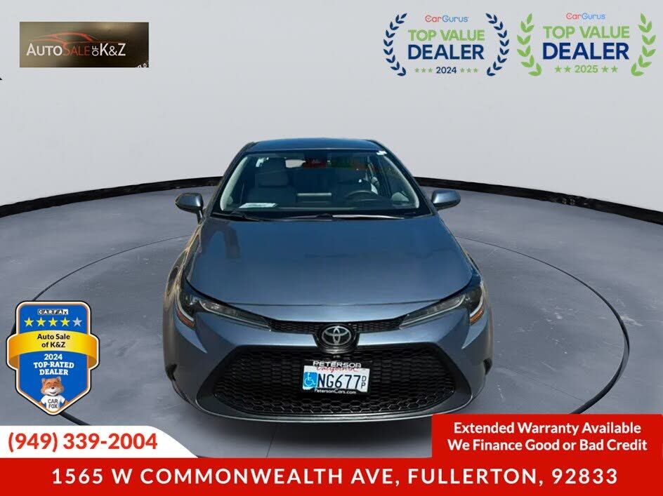 2020 TOYOTA Corolla