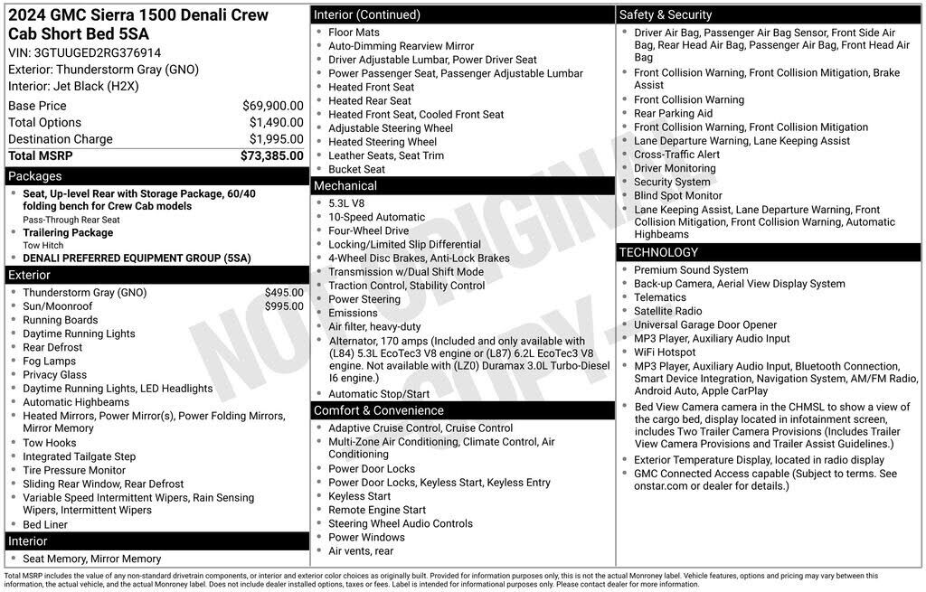2024 GMC Sierra