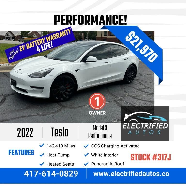 2022 TESLA Model 3