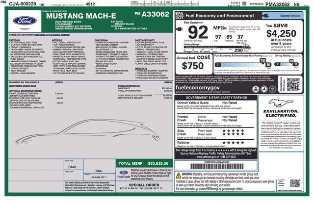 2023 FORD Mustang