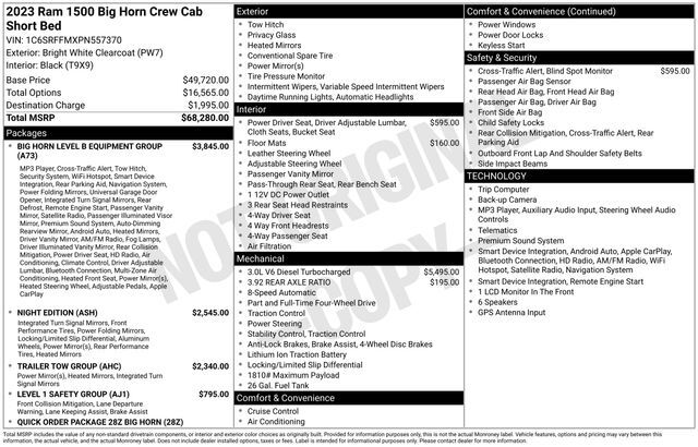 2023 RAM 1500