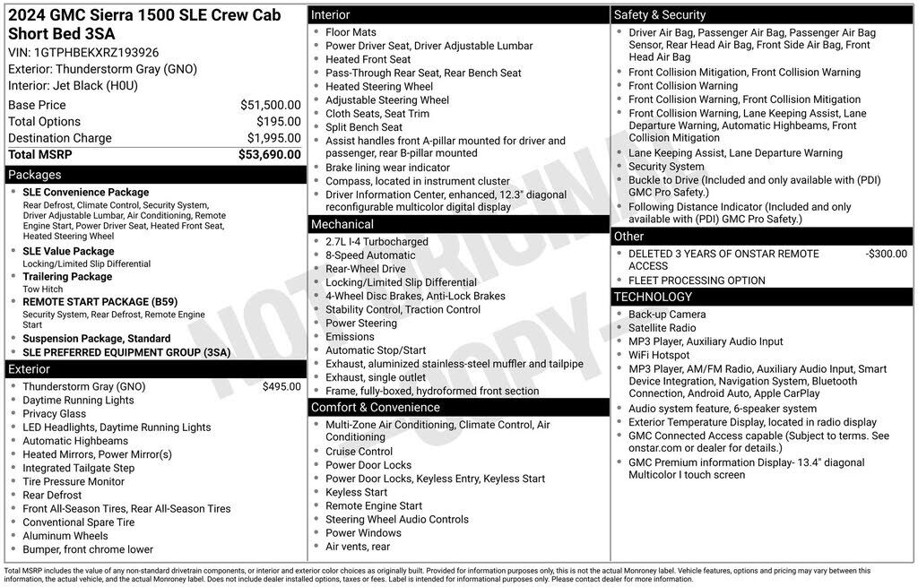 2024 GMC Sierra