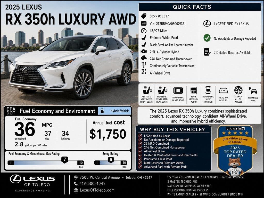2025 LEXUS RX