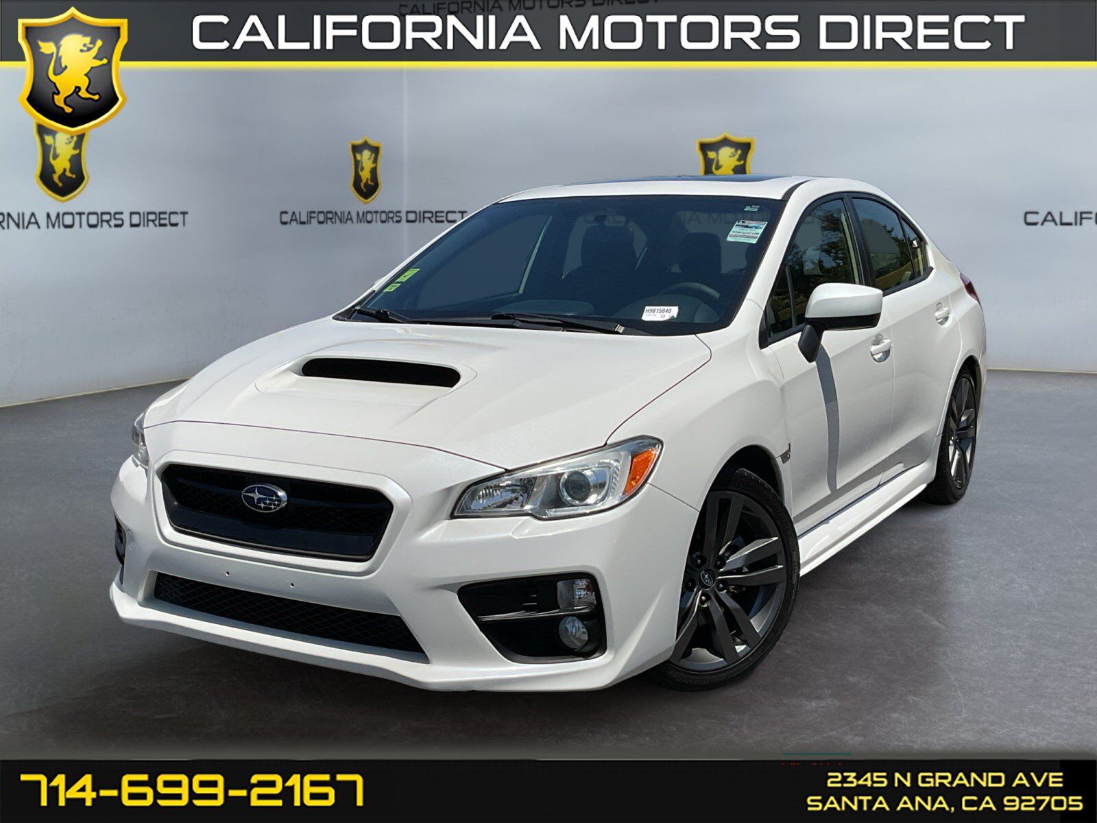 2017 SUBARU WRX