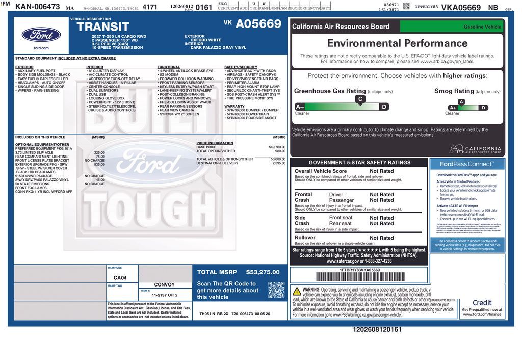 2027 FORD Transit