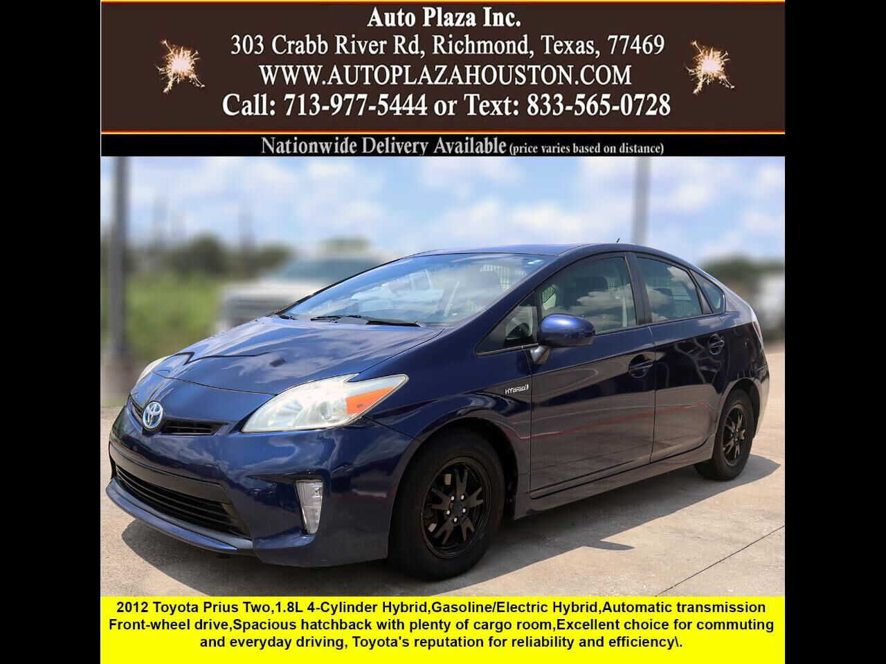 2012 TOYOTA PRIUS
