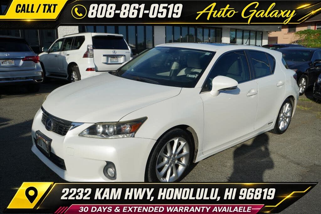 2012 LEXUS CT