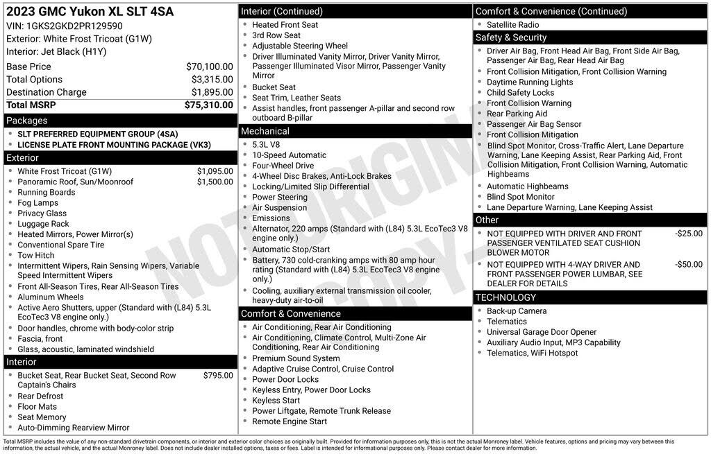 2023 GMC Yukon XL
