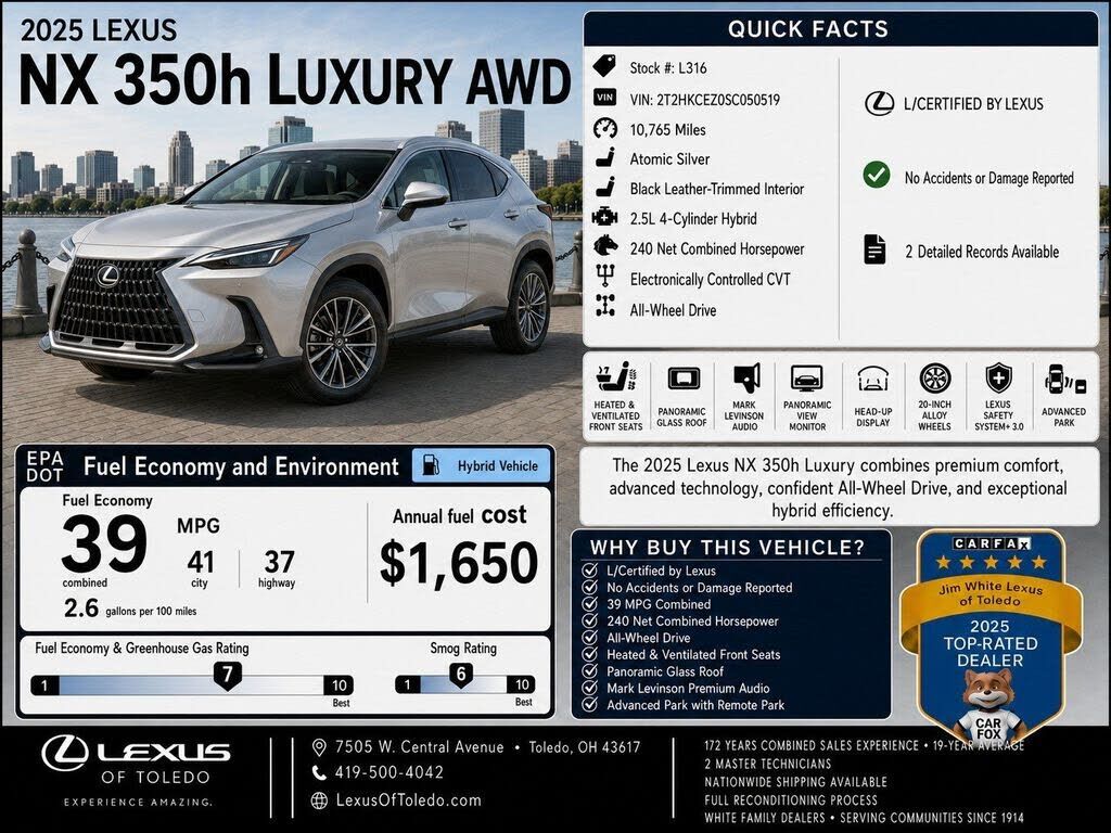 2025 LEXUS NX