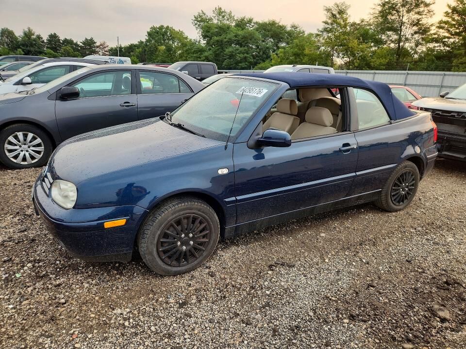 2001 VOLKSWAGEN Cabrio