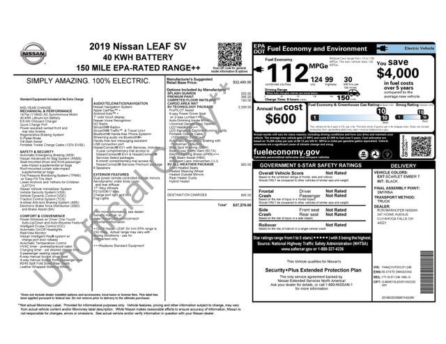 2019 NISSAN Leaf
