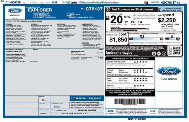 2017 FORD Explorer