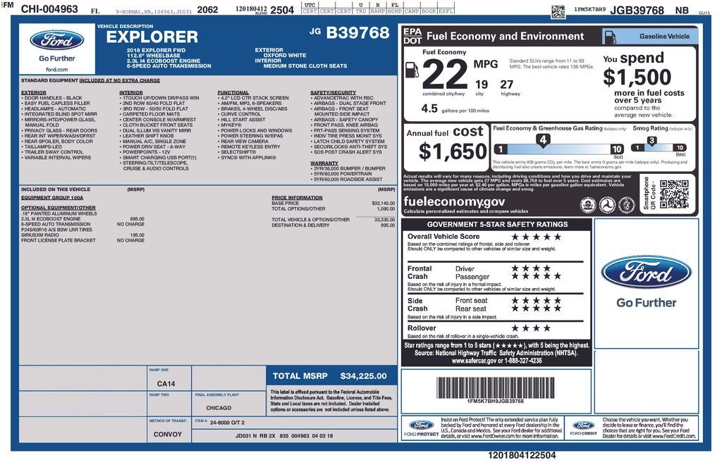 2018 FORD Explorer