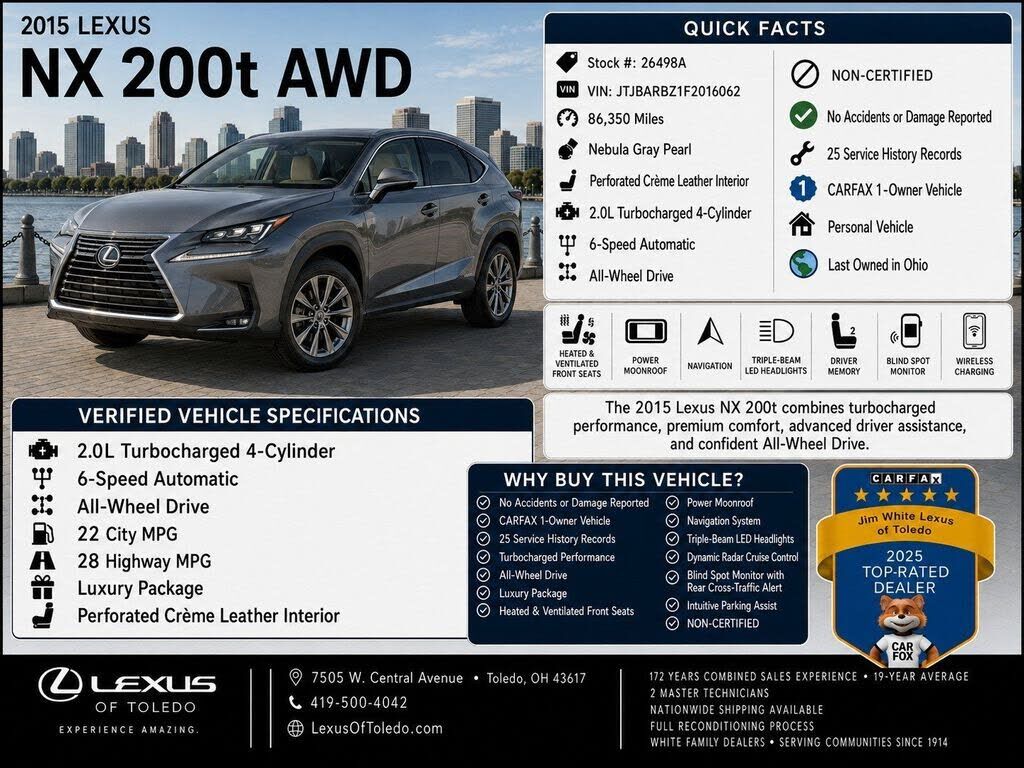 2015 LEXUS NX