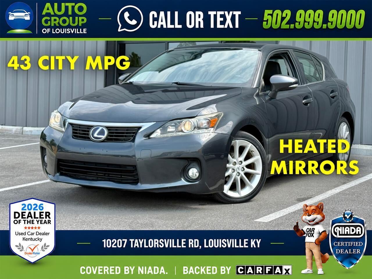 2011 LEXUS CT