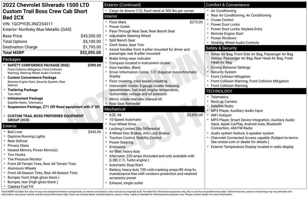 2022 CHEVROLET Silverado LTD