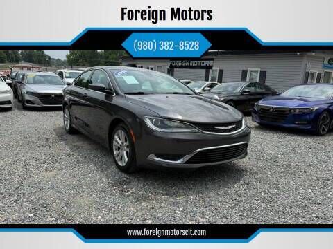 2016 CHRYSLER 200