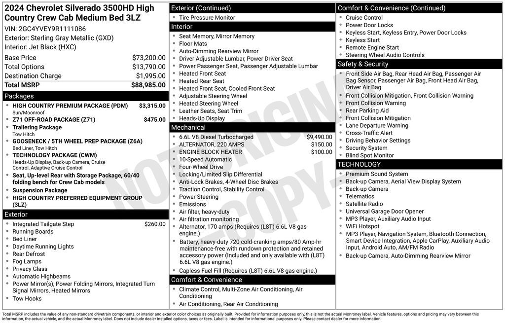 2024 CHEVROLET Silverado HD