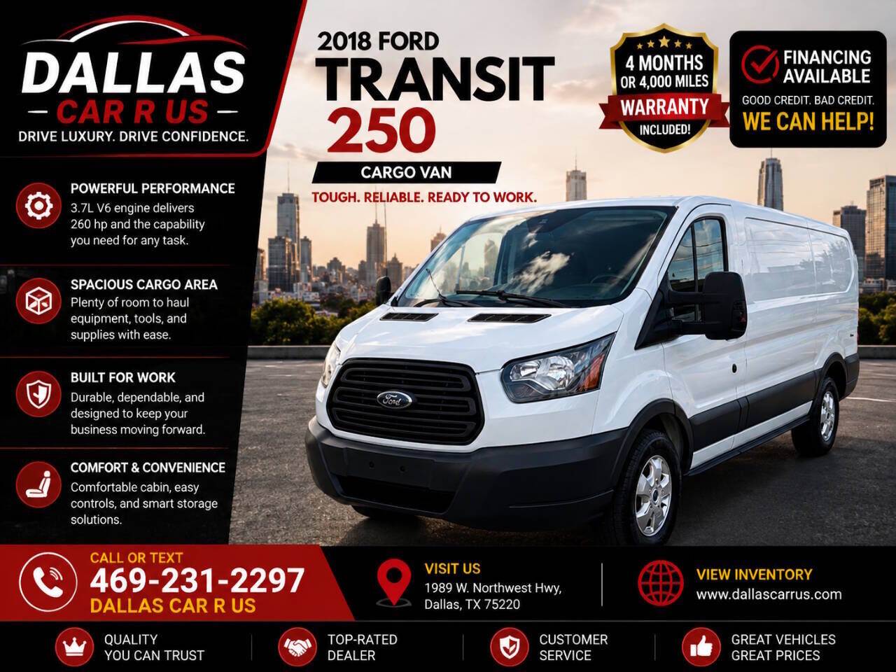 2018 FORD Transit
