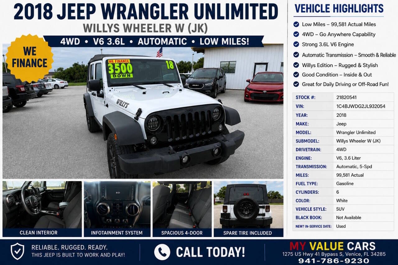 2018 JEEP Wrangler JK