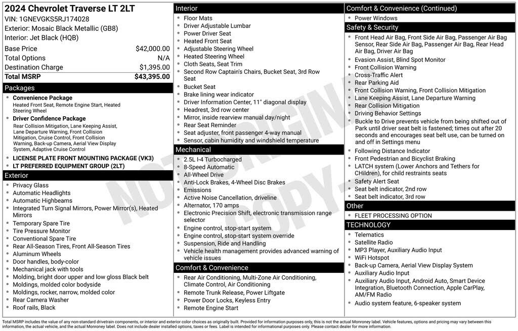 2024 CHEVROLET Traverse