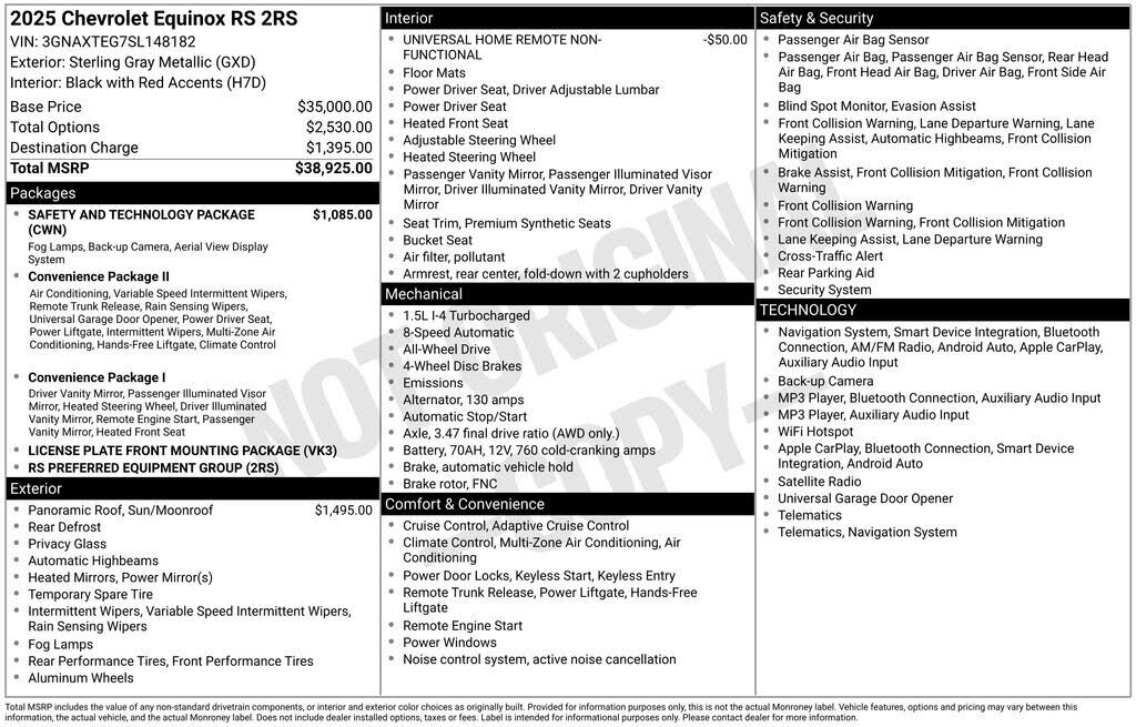 2025 CHEVROLET Equinox