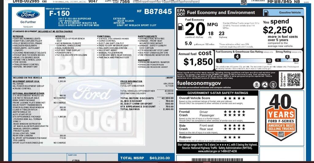 2017 FORD F-150