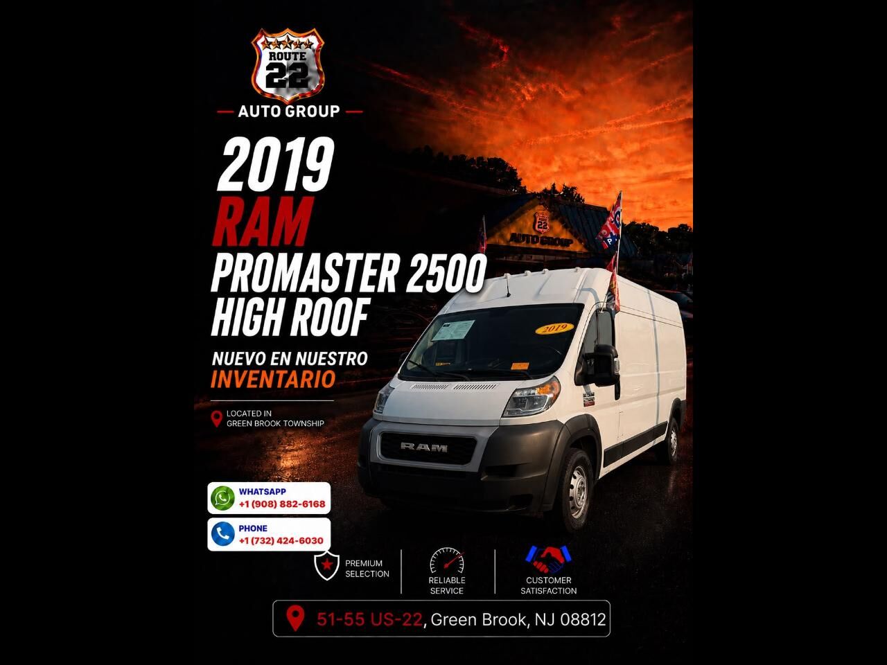 2019 RAM Promaster 2500