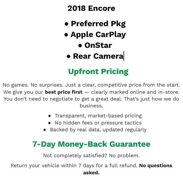 2018 BUICK Encore